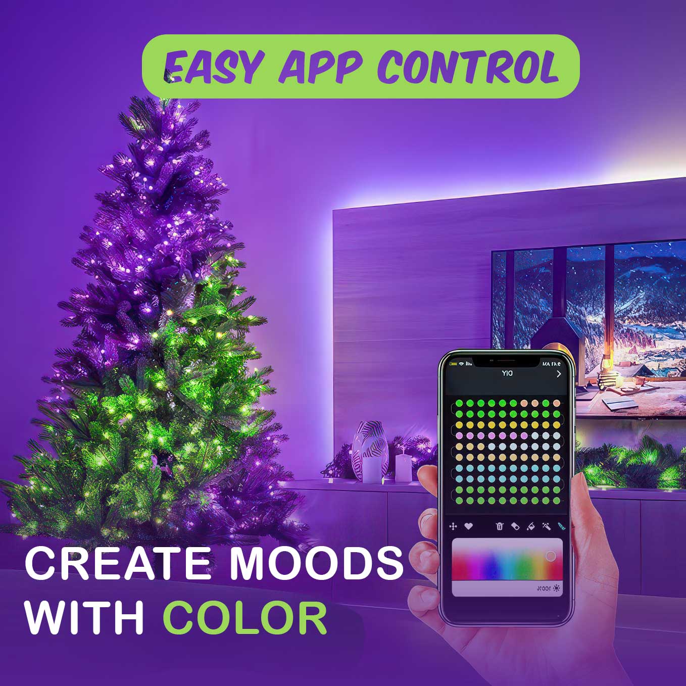 iDeal LED Bluetooth Christmas lights